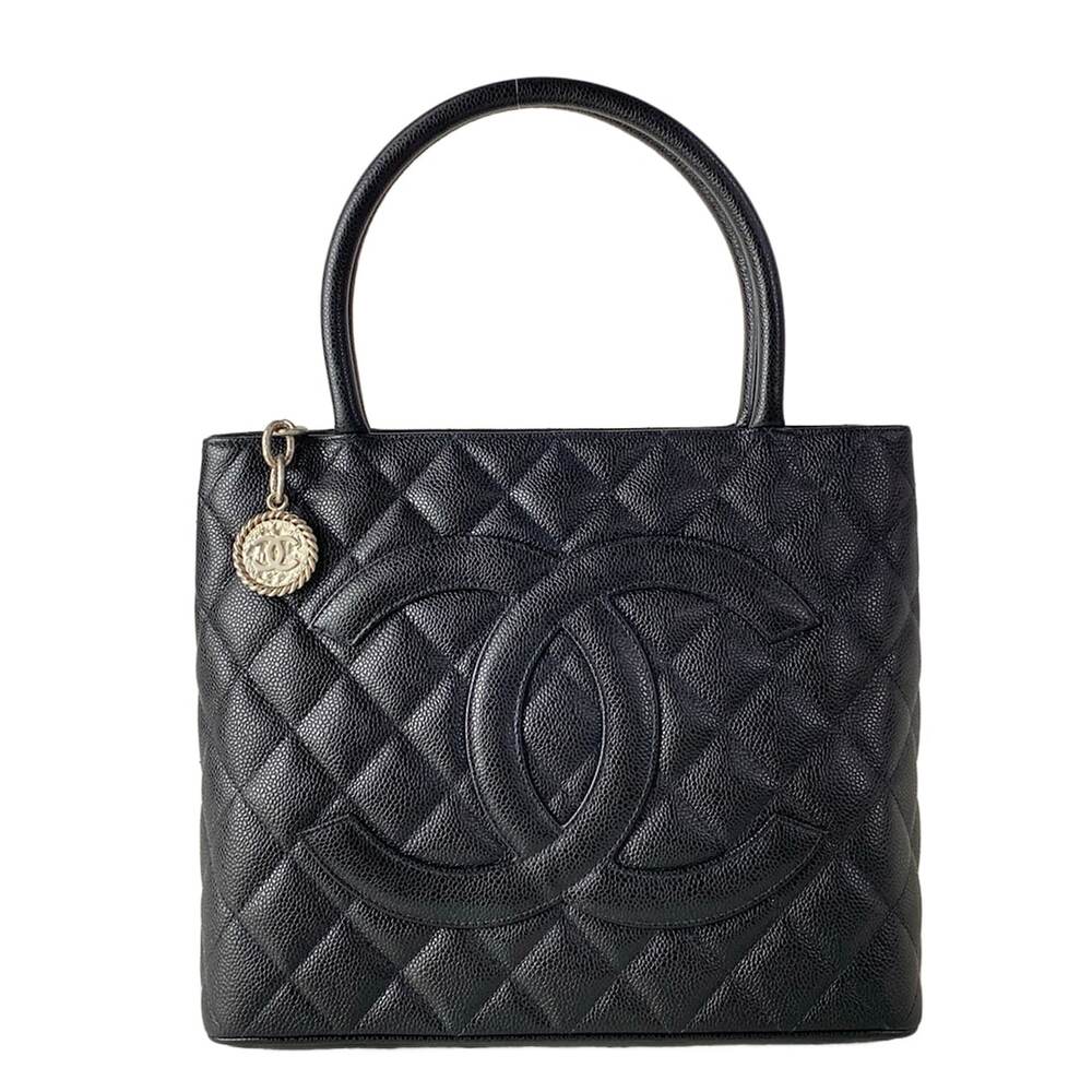 Chanel Caviar Medallion Tote Tote Bag A01804